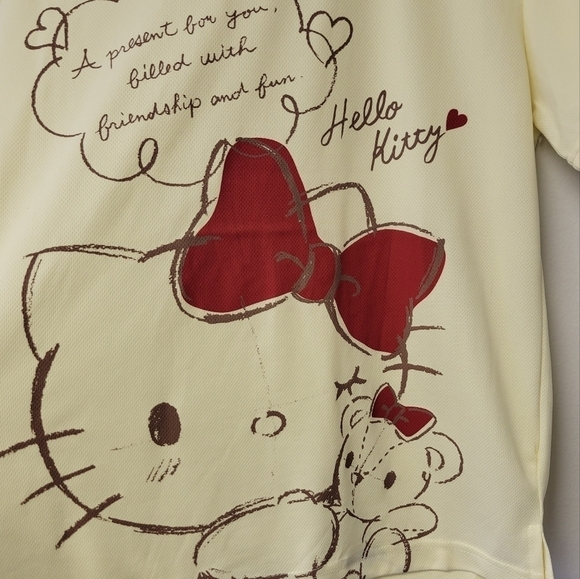 Sanrio Hello Kiity t-shirt Yellow M - Picture 4 of 8